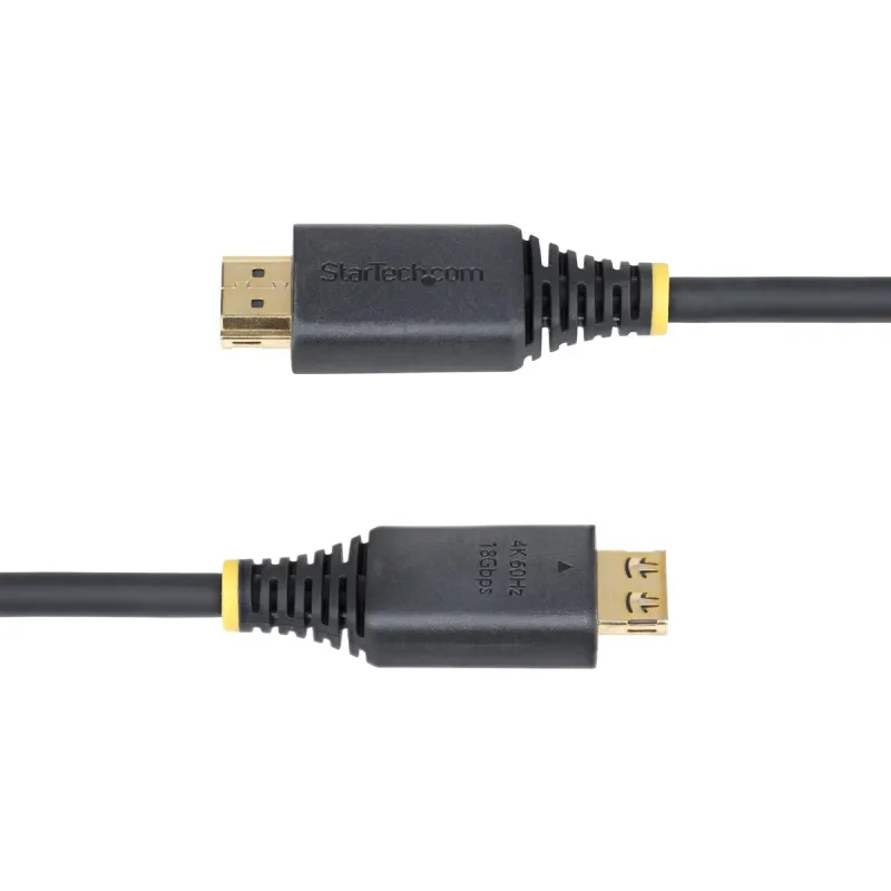 HDMI kabelis Startech HDMI2-CABLE-GRIP-8F Juoda