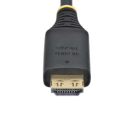 HDMI Kabelis Startech HDMI2-CABLE-GRIP-8F Melns