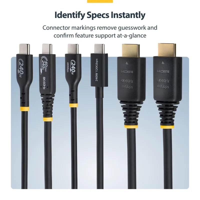 HDMI Cable Startech HDMI21-CBL-8K60-5M Black 5 m