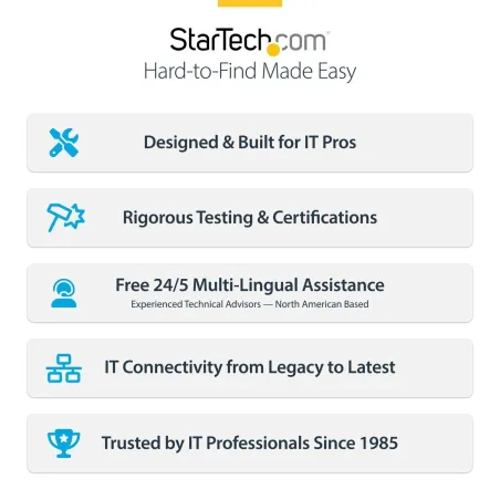 HDMI Cable Startech HDMI21-CBL-8K60-50CM Black