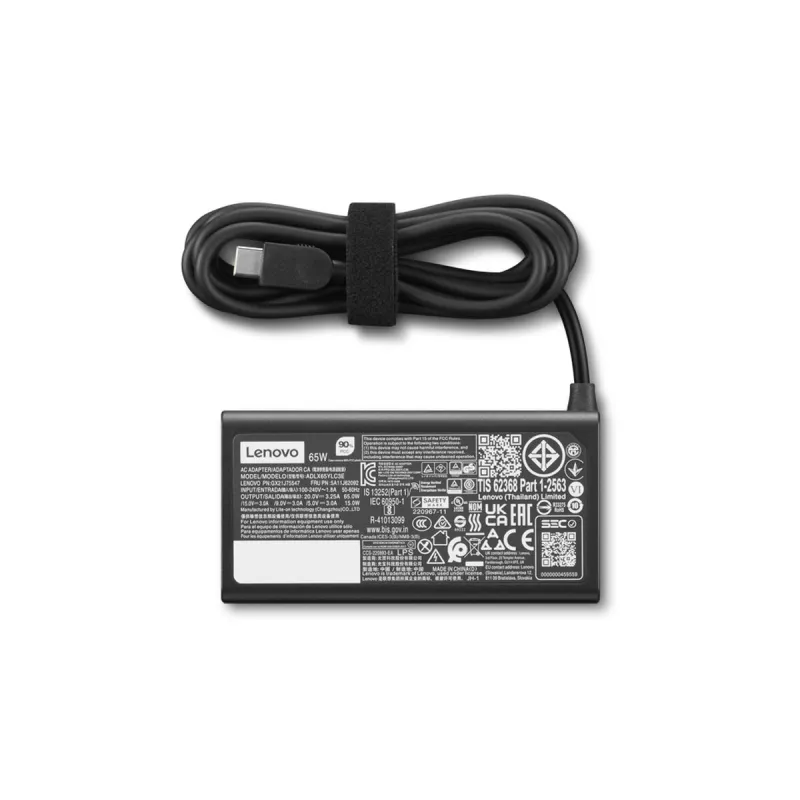 USB Cable Lenovo 4X21S91187 Black 1 m