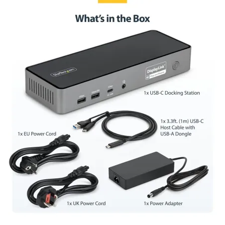USB Hub Startech DK30C2DPEPRUE Grey