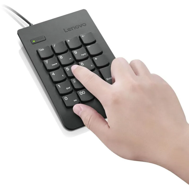 Keyboard and Mouse Lenovo 4Y40R38905 Black