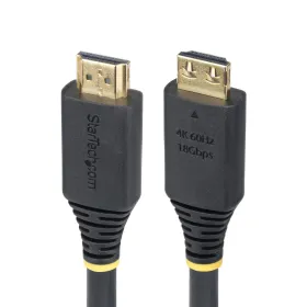 HDMI kabelis Startech HDMI2-CABLE-GRIP-5M Juoda 5 m