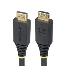 HDMI kabelis Startech HDMI2-CABLE-GRIP-50C Juoda 50 cm