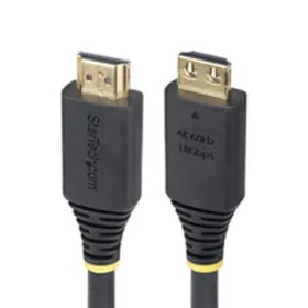 HDMI kabelis Startech HDMI2-CABLE-GRIP-1M Juoda 1 m
