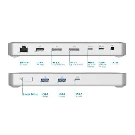USB Hub D-Link DUF-901/E Grey 100 W