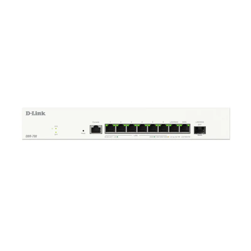 Ruuter D-Link DBR-700 Valge 8 Ethernet LAN