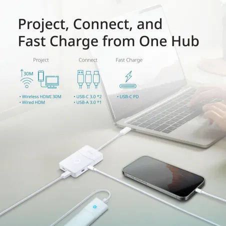 USB Hub D-Link DUP-501 White