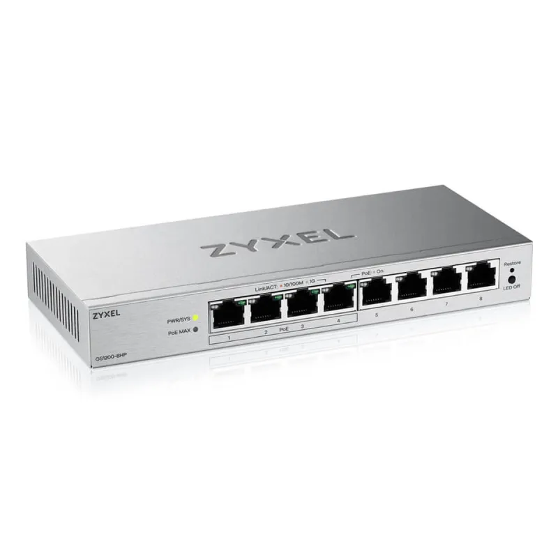 Switch ZyXEL GS1200-8HPV3-EU0101F