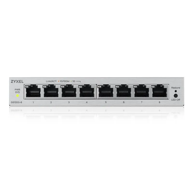 Switch ZyXEL GS1200-8V3-EU0101F