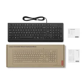 Keyboard Lenovo 4Y41R64665 Black Spanish Qwerty
