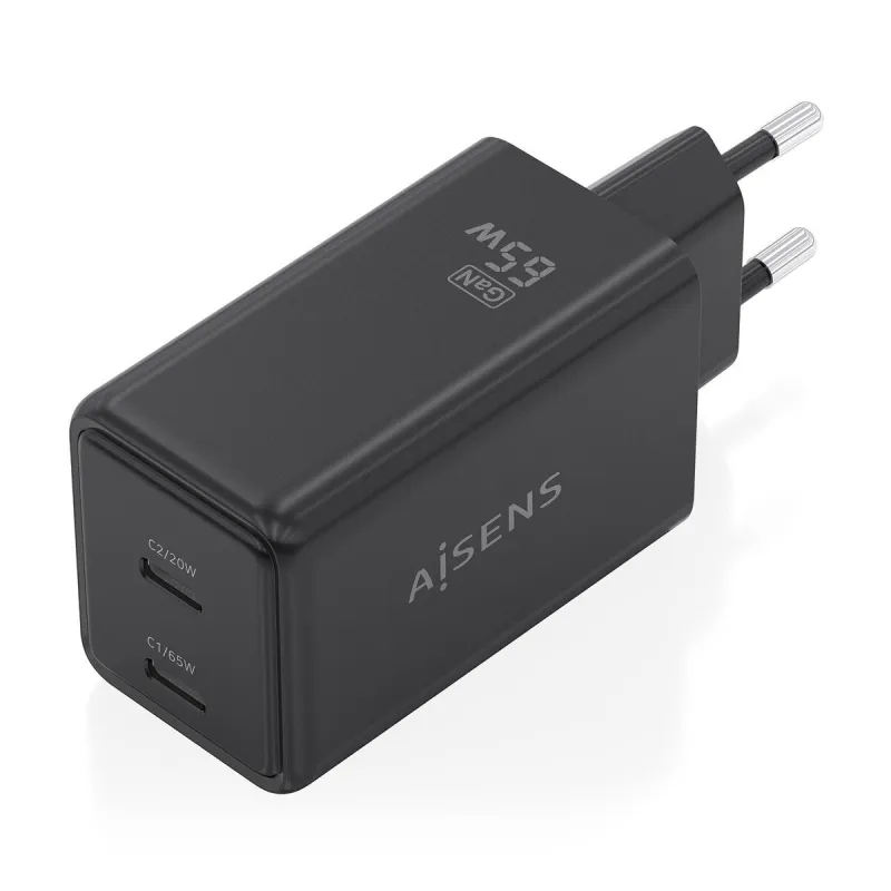 Seinalaadija Aisens ASCH-65W2P079-BK Must 65 W