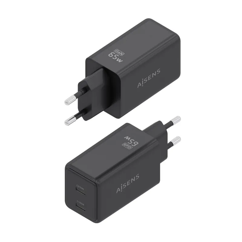 Seinalaadija Aisens ASCH-65W2P079-BK Must 65 W