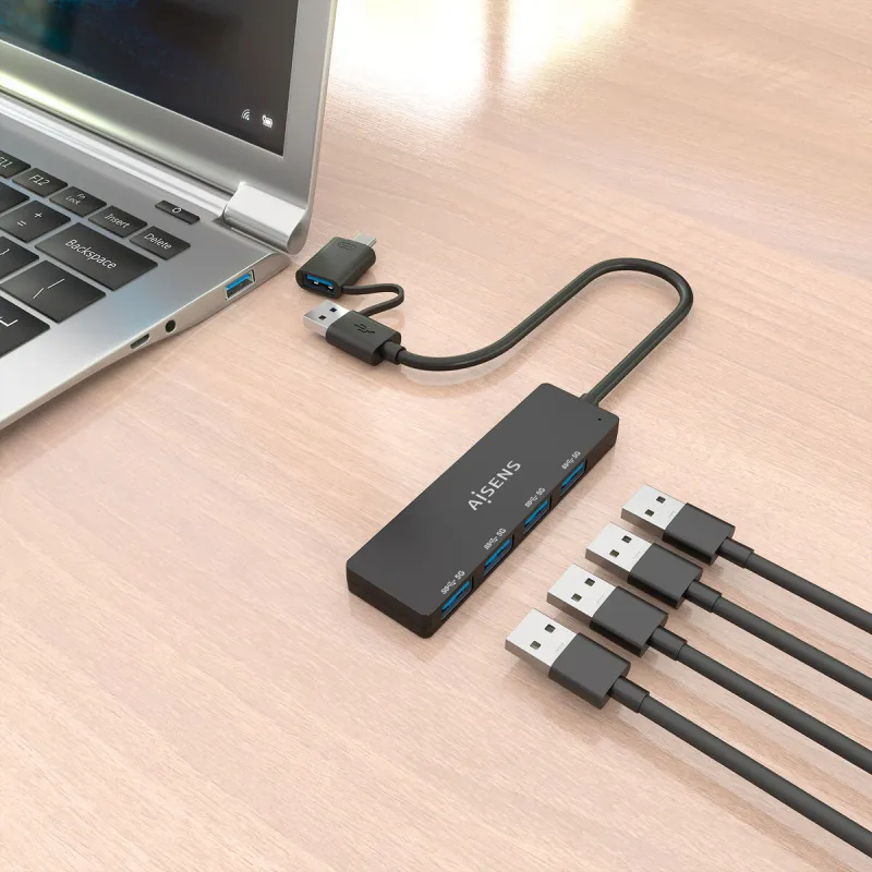 USB-кабель Aisens A109-0987 Чёрный