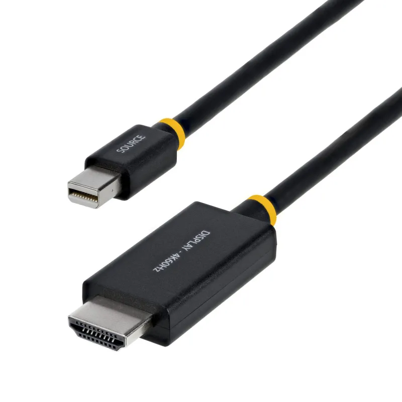 HDMI Cable Startech 1M-MDP-HDMI2-4K60 Black 1 m