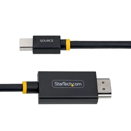 HDMI Kabelis Startech 2M-MDP-HDMI2-4K60 Melns