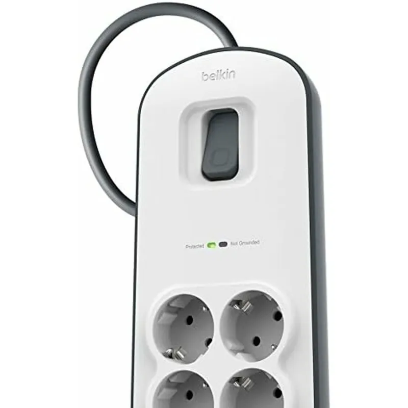 Сетевой фильтр 8 Tomas с выключателем Belkin BSV804VF2M USB x 2 Белый (2 m)
