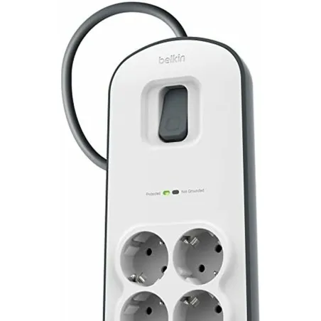 Strāvas virtene - 8 ligzdas ar Slēdzi Belkin BSV804VF2M USB x 2 Balts (2 m)
