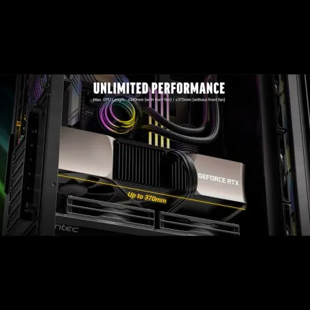 ATX Semi-tower Korpus Antec AX85 ARGB Must