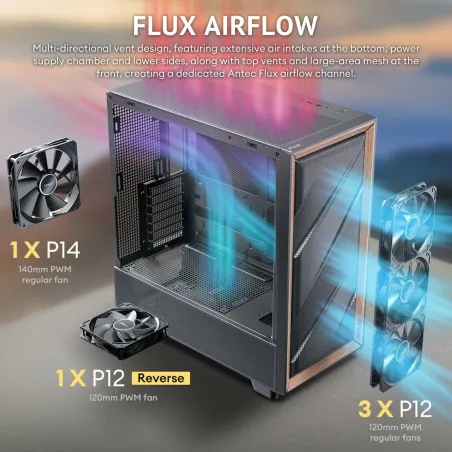 ATX pusiau bokšto tipo korpusas Antec 0-761345-10177-6