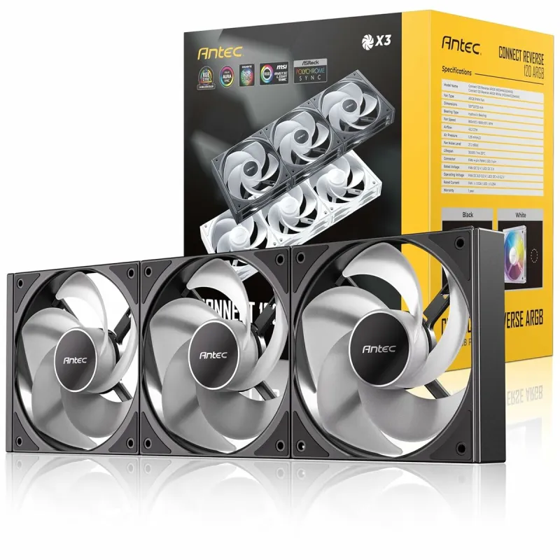 CPU Ventilators Antec 0-761345-40048-0 Ø 12 cm
