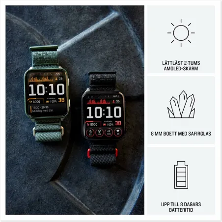 Nutikell Garmin Venu X1 Must Laud 2"
