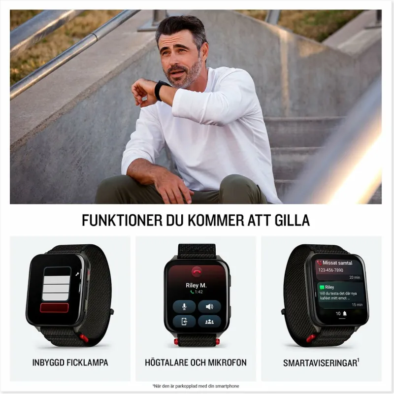 Nutikell Garmin Venu X1 Must Laud 2"