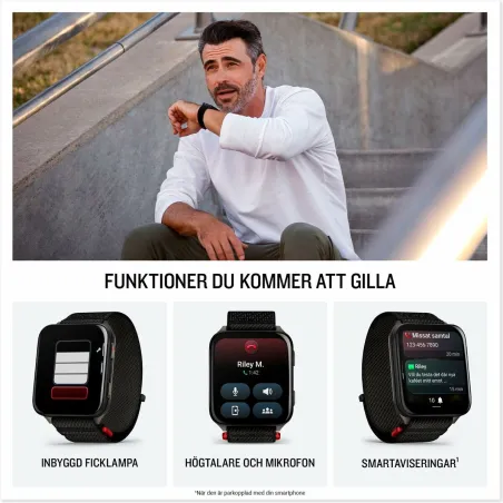Nutikell Garmin Venu X1 Must Laud 2"