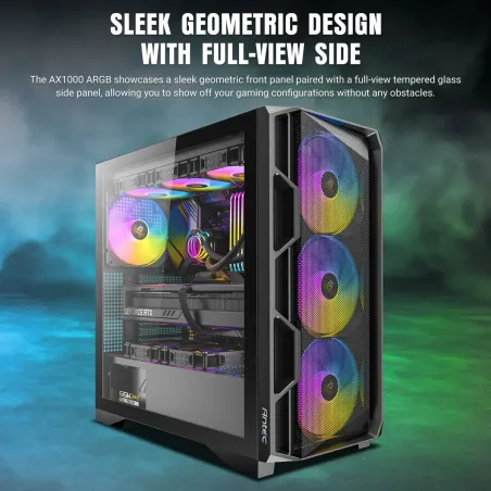 ATX Semi-tower Korpus Antec AX-1000 Must