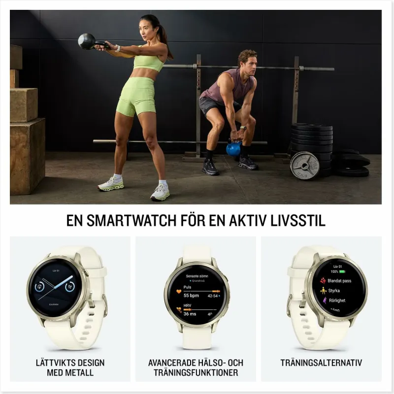 Умные часы Garmin Venu 4 Чёрный 1,2"