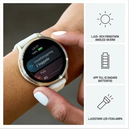 Умные часы Garmin Venu 4 Чёрный 1,2"