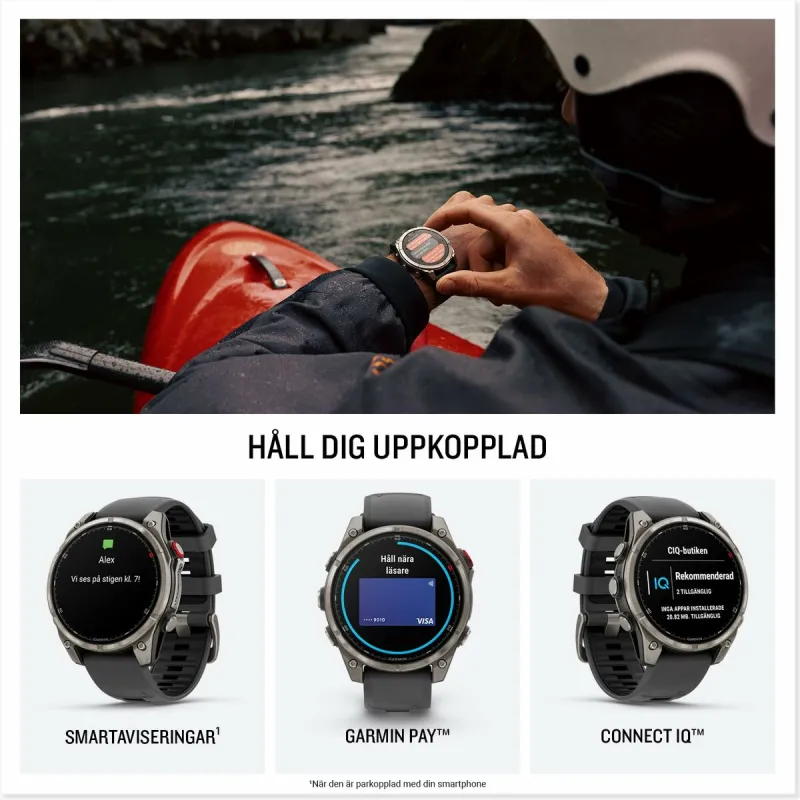 Smartwatch Garmin fenix 8 Pro Black Grey Graphite 1,4"