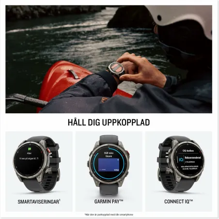 Älykello Garmin fenix 8 Pro Musta Harmaa Grafiitinharmaa 1,4"