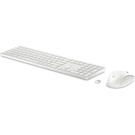 Näppäimistö ja hiiri HP 650 Valkoinen