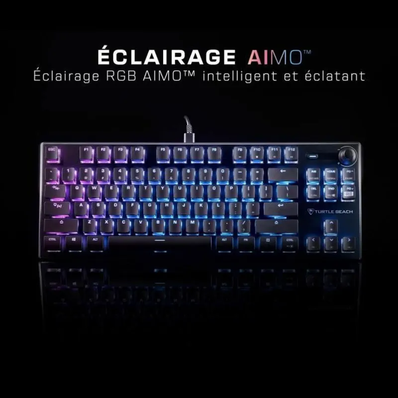 Klaviatuur Turtle Beach Vulcan TKL Must Prantsuse AZERTY