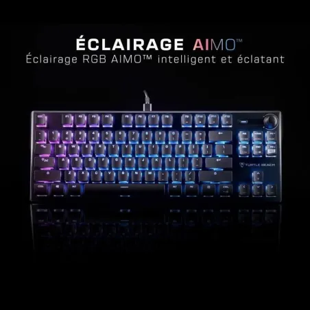 Klaviatuur Turtle Beach Vulcan TKL Must Prantsuse AZERTY