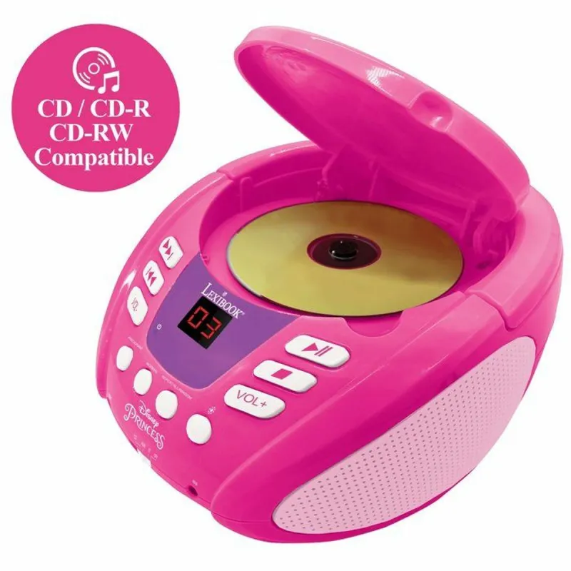Bluetooth Raadio-CD-MP3-mängija Lexibook PRINCESA DE DISNEY Bluetooth 5.0