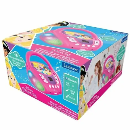 Bluetooth Raadio-CD-MP3-mängija Lexibook PRINCESA DE DISNEY Bluetooth 5.0