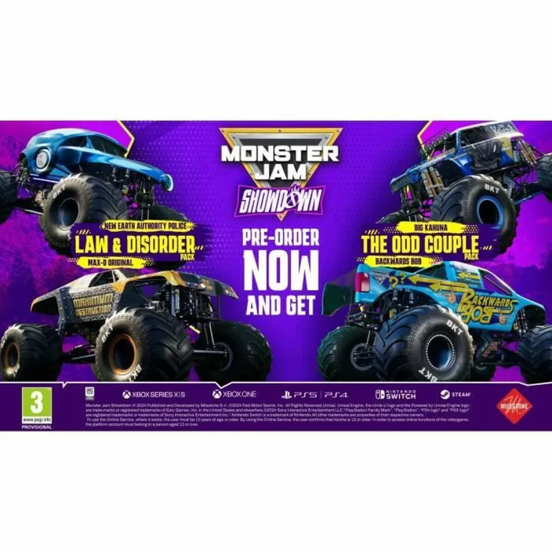 Videopeli Switchille Milestone Monster Jam Showdown - Day One Edition