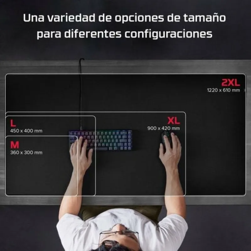 Pelės Kilimėlis HyperX Juoda