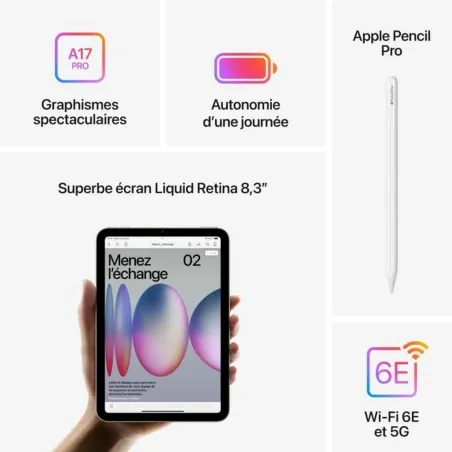 Планшет Apple iPad mini 8,3" 128 Гб Серый