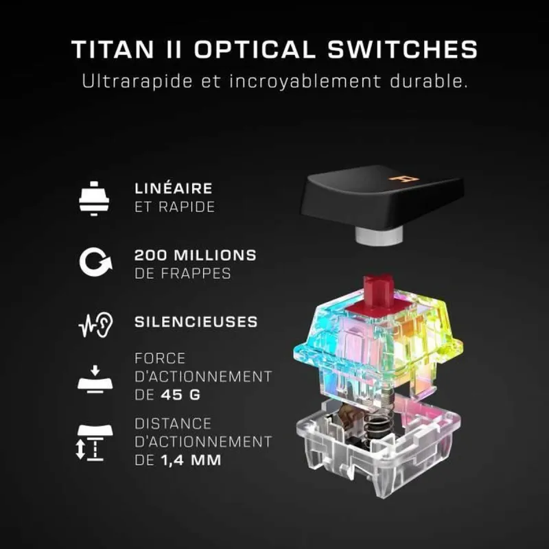 Klaviatuur Turtle Beach Vulcan II Must QWERTY