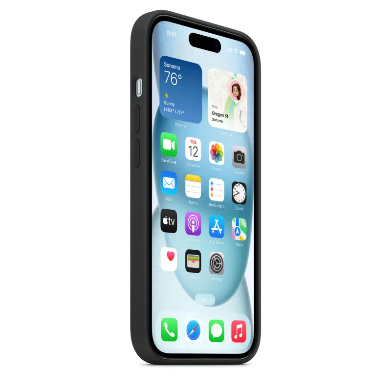 Pārvietojams Pārsegs Apple Melns Apple iPhone 15
