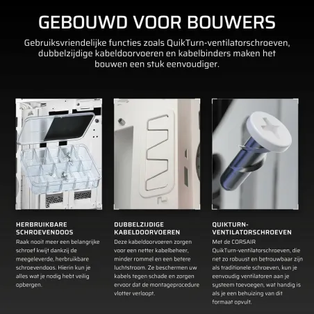 ATX semi-tornikotelo Corsair Valkoinen
