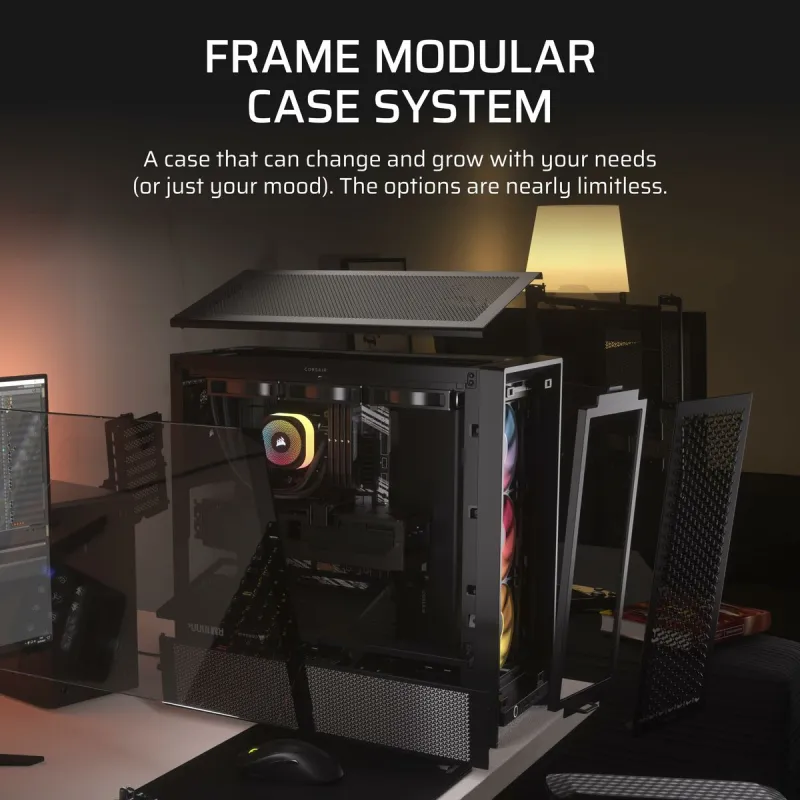 ATX semi-tornikotelo Corsair Musta