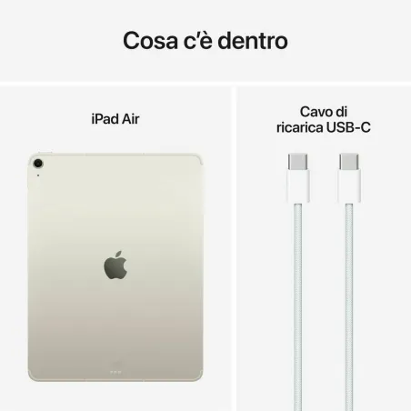 Planšete Apple starlight 13" M3 8 GB RAM 512 GB