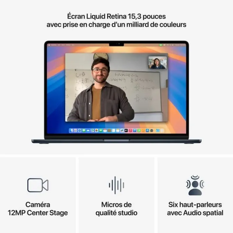 Laptop Apple SSD 15,3" M4 16 GB RAM