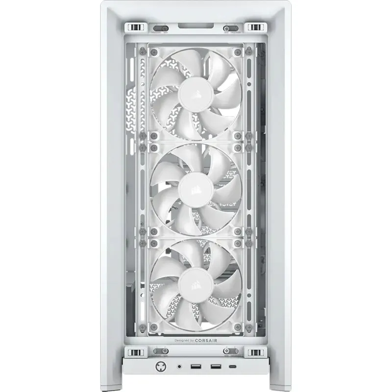 ATX Semi-tower Korpus Corsair Valge