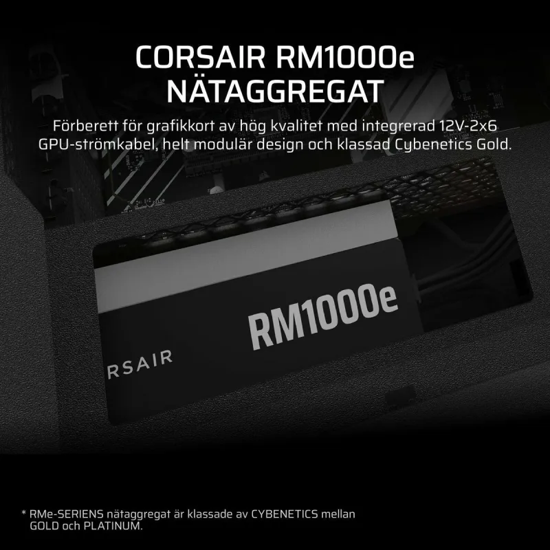 Virtalähde Corsair Musta